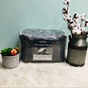 Berkshire VelvetSoft Sheets | Deep Grey | Queen